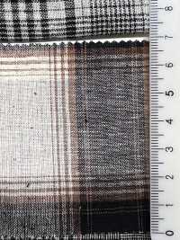 59992 C/L Netty Slub Ecru Check & Stripe[Têxtil / Tecido] VANCET Foto secundária