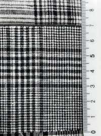 59992 C/L Netty Slub Ecru Check & Stripe[Têxtil / Tecido] VANCET Foto secundária