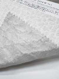 KKF1074-W-1 Jacquard de organza split 20D de linho[Têxtil / Tecido] Uni Textile (Komon Kobo) Mais fotografias