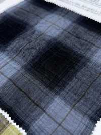 KYC921-C-3 Franzido tingido no fio de algodão e Tencel[Têxtil / Tecido] Uni Textile (Komon Kobo) Mais fotografias