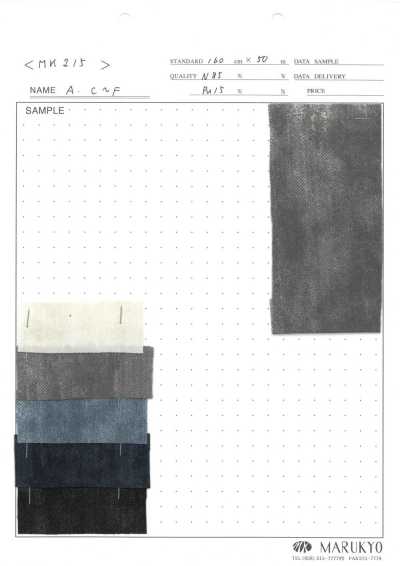 MK215 Estampa denim de verão