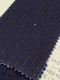 INDIGO1427 Costura Sashiko Preta De Fio único[Têxtil / Tecido] Fujikinbai Foto secundária