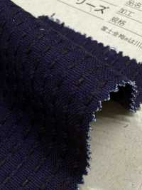 INDIGO1427 Costura Sashiko Preta De Fio único[Têxtil / Tecido] Fujikinbai Foto secundária