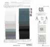 35531 Cordot Organics(R) 50 Fios Voile Voile Catch Lavagem Acabamento Chambray