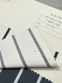 A-8178 Calça Chino Listrada T/C[Têxtil / Tecido] ARINOBE Foto secundária