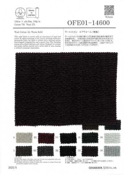OFE01-14600 Algodão Air Warm Liso