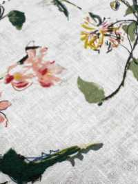 4027-790-1 Tecido Floral Linen Loomstate Touch[Têxtil / Tecido] HOKKOH Foto secundária