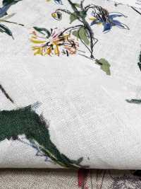4027-790-1 Tecido Floral Linen Loomstate Touch[Têxtil / Tecido] HOKKOH Foto secundária