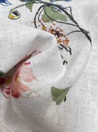 4027-790-1 Tecido Floral Linen Loomstate Touch[Têxtil / Tecido] HOKKOH Foto secundária