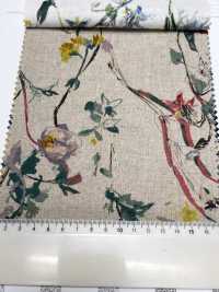 4027-790-1 Tecido Floral Linen Loomstate Touch[Têxtil / Tecido] HOKKOH Foto secundária