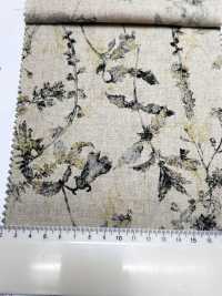 4027-790-2 Tecido De Linho Com Estampa Floral Em Tom De Sombra.[Têxtil / Tecido] HOKKOH Foto secundária