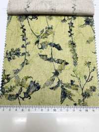 4027-790-2 Tecido De Linho Com Estampa Floral Em Tom De Sombra.[Têxtil / Tecido] HOKKOH Foto secundária