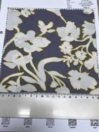 7027-810-1 CR Cetim Com Estampa Floral E Listras[Têxtil / Tecido] HOKKOH Foto secundária