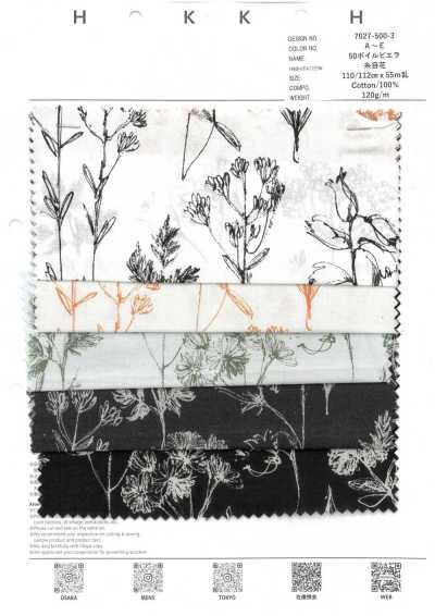 7027-500-3 50 Voile Viyella Fio Floral