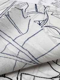 7027-618-7 60 Lawn 9088 Desenho De Linha Tropical[Têxtil / Tecido] HOKKOH Foto secundária