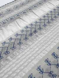 7027-635-2 80 Lawn Salt Shrink Stripe Lace[Têxtil / Tecido] HOKKOH Foto secundária