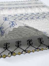 7027-635-2 80 Lawn Salt Shrink Stripe Lace[Têxtil / Tecido] HOKKOH Foto secundária