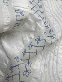 7027-635-2 80 Lawn Salt Shrink Stripe Lace[Têxtil / Tecido] HOKKOH Foto secundária