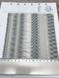7027-635-2 80 Lawn Salt Shrink Stripe Lace[Têxtil / Tecido] HOKKOH Foto secundária