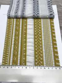7027-635-2 80 Lawn Salt Shrink Stripe Lace[Têxtil / Tecido] HOKKOH Foto secundária
