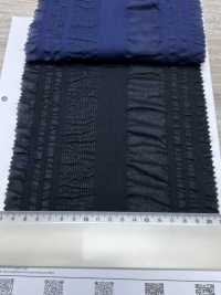 7027-636-2 80 Lawn Organza Waffle Knit Stripe[Têxtil / Tecido] HOKKOH Foto secundária