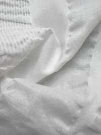 7027-636-2 80 Lawn Organza Waffle Knit Stripe[Têxtil / Tecido] HOKKOH Foto secundária