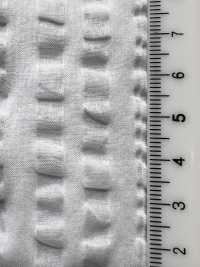 7027-636-2 80 Lawn Organza Waffle Knit Stripe[Têxtil / Tecido] HOKKOH Foto secundária