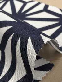 850609 Coleção Lawn Indigo Com Estampa De Folha De Cânhamo[Têxtil / Tecido] VANCET Foto secundária