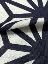850609 Coleção Lawn Indigo Com Estampa De Folha De Cânhamo[Têxtil / Tecido] VANCET Foto secundária