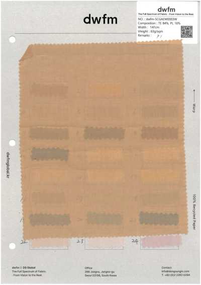 DWFM-SCGAEW0003W TENCEL™ Voile Leve