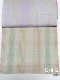 SBT-028 Sarja Xadrez De Fibra De Liocel TENCEL™ Orgânico 40/1[Têxtil / Tecido] Têxtil Kuwamura Mais fotografias