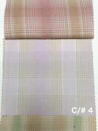 SBT-028 Sarja Xadrez De Fibra De Liocel TENCEL™ Orgânico 40/1[Têxtil / Tecido] Têxtil Kuwamura Mais fotografias