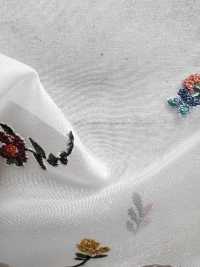 KKH4005BR-6 Organza fosca, acabamento para noivas[Têxtil / Tecido] Uni Textile (Komon Kobo) Mais fotografias