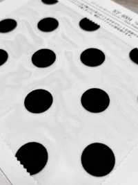 KF4004-D2559 Organza flocada creme[Têxtil / Tecido] Uni Textile (Komon Kobo) Mais fotografias
