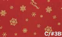 AP65802 Tecido De Algodão Com Estampa Dourada Feliz Natal (Rolo)[Têxtil / Tecido] COSMO TEXTILE Mais fotografias