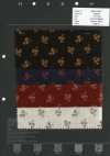 5025-1340-1 Tecido bandana com pequenas flores espalhadas