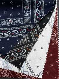 5026-310-1 Clipe De Suporte Cross-Off Bandana, Padrão Bandana Multicolorido[Têxtil / Tecido] HOKKOH Mais fotografias