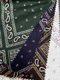 5026-310-1 Clipe De Suporte Cross-Off Bandana, Padrão Bandana Multicolorido[Têxtil / Tecido] HOKKOH Mais fotografias