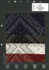 5026-310-1 Tecido Bandana Off Clip, Padrão Bandana Multicolorido