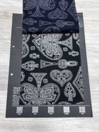 5026-1330-1 Tecido Bandana Com Estampa Discharge Off Trump Paisley[Têxtil / Tecido] HOKKOH Mais fotografias