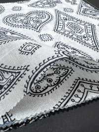 5026-1330-1 Tecido Bandana Com Estampa Discharge Off Trump Paisley[Têxtil / Tecido] HOKKOH Mais fotografias