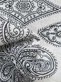 5026-1330-1 Tecido Bandana Com Estampa Discharge Off Trump Paisley[Têxtil / Tecido] HOKKOH Mais fotografias