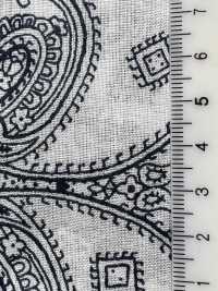 5026-1330-1 Tecido Bandana Com Estampa Discharge Off Trump Paisley[Têxtil / Tecido] HOKKOH Mais fotografias