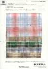 35538 Sarja xadrez tartan irregular de algodão 21s