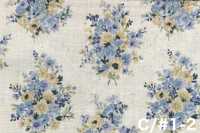 850622 Batista de algodão cru Rurudi Harmonia Floral Romana[Têxteis / Tecidos] VANCET Mais fotografias