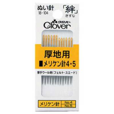 18104 Agulha de costura Kizuna Meriken Needle 4.5 Y4