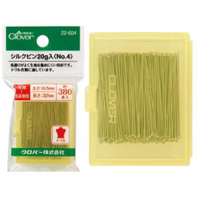 22604 Alfinetes para seda, 20 g, nº 4