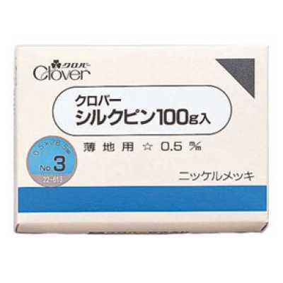 22613 Alfinetes para seda 100 g, embalagem nº 3