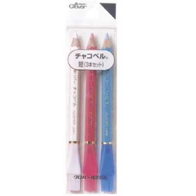 24085 Conjunto de 3 lápis curtos de giz