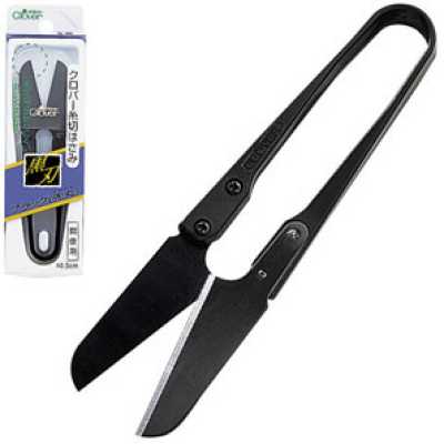 36399 Tesourinha para linha de costura preta (ponta arredondada) (10,5 cm)
